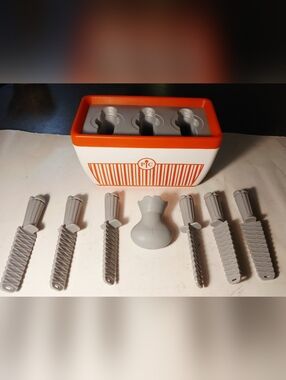 Pampered Chef Quicksicle Maker #1799 Juice Berries Frozen Treats Ice Popsicles